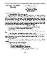 Đề kiểm tra học kỳ II môn Ngữ văn Lớp 9 - Năm học 2019-2020 - Phòng giáo dục và đào tạo Cẩm Giàng (Có đáp án)